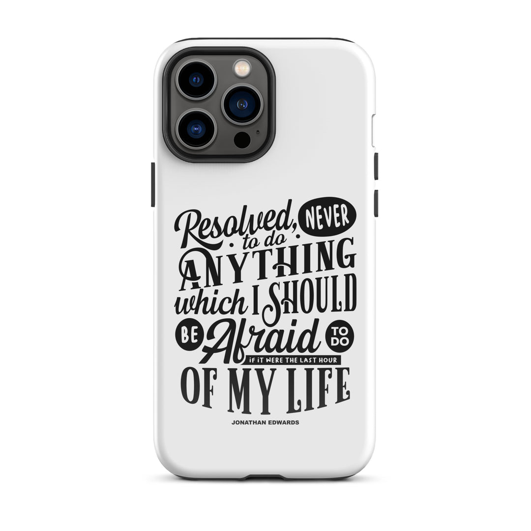 Christian Phone Case Jonathan Edwards Last Hour White for iPhone® iPhone® Phone Cases Glossy iPhone 13 Pro Max