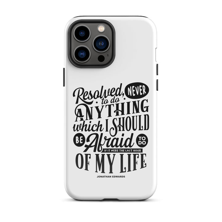 Christian Phone Case Jonathan Edwards Last Hour White for iPhone® iPhone® Phone Cases Glossy iPhone 13 Pro Max