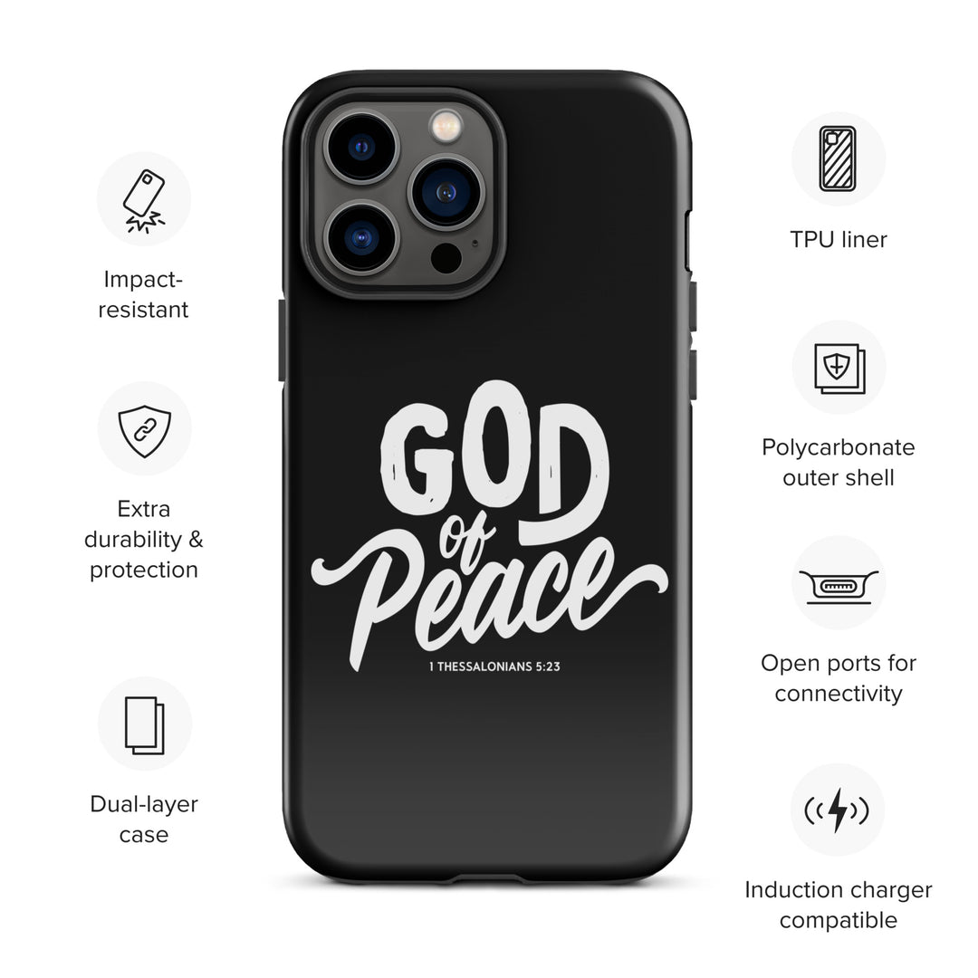 Christian Phone Case God of Peace Black for iPhone® iPhone® Phone Cases   