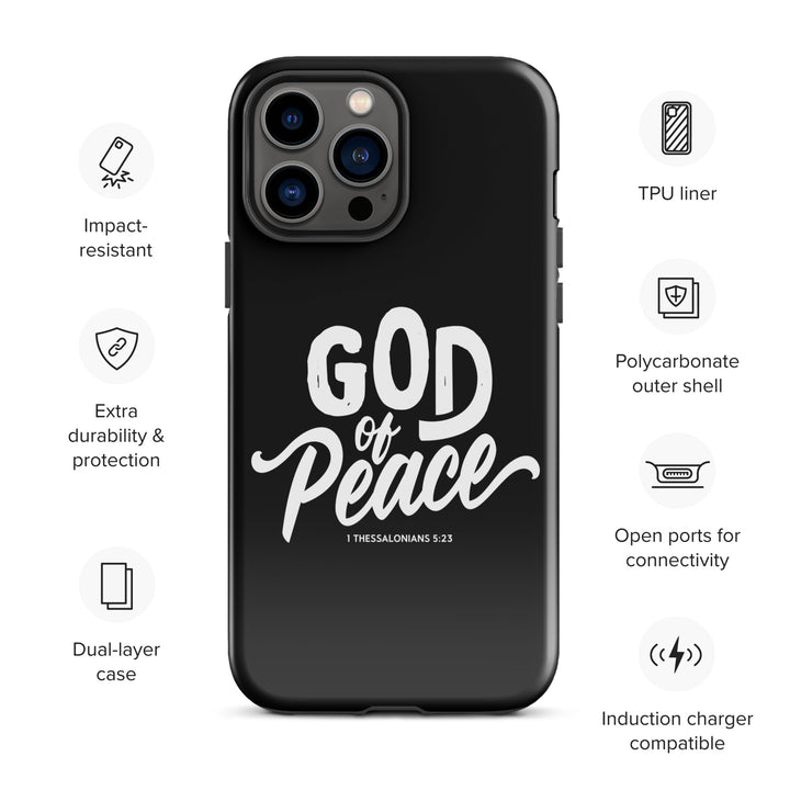 Christian Phone Case God of Peace Black for iPhone® iPhone® Phone Cases   