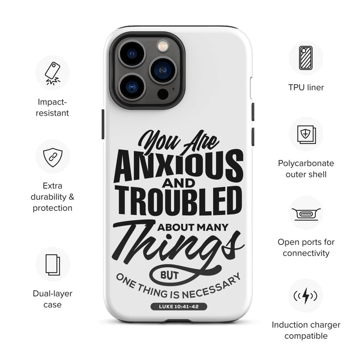 Christian Phone Case Anxious And Troubled White for iPhone® iPhone® Phone Cases   