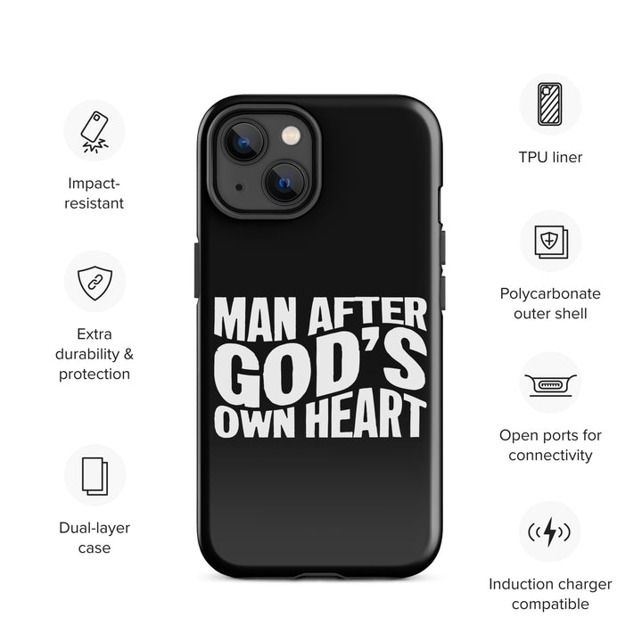 Christian Phone Case Man After God's Heart for iPhone® iPhone® Phone Cases   