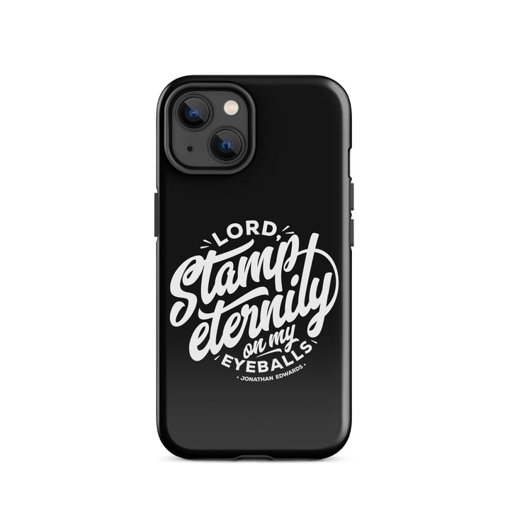 Christian Phone Case Jonathan Edwards Stamp Eternity Black for iPhone® iPhone® Phone Cases Glossy iPhone 14