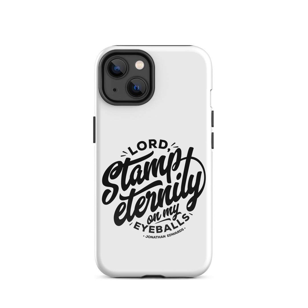 Christian Phone Case Jonathan Edwards Stamp Eternity White for iPhone® iPhone® Phone Cases Glossy iPhone 14