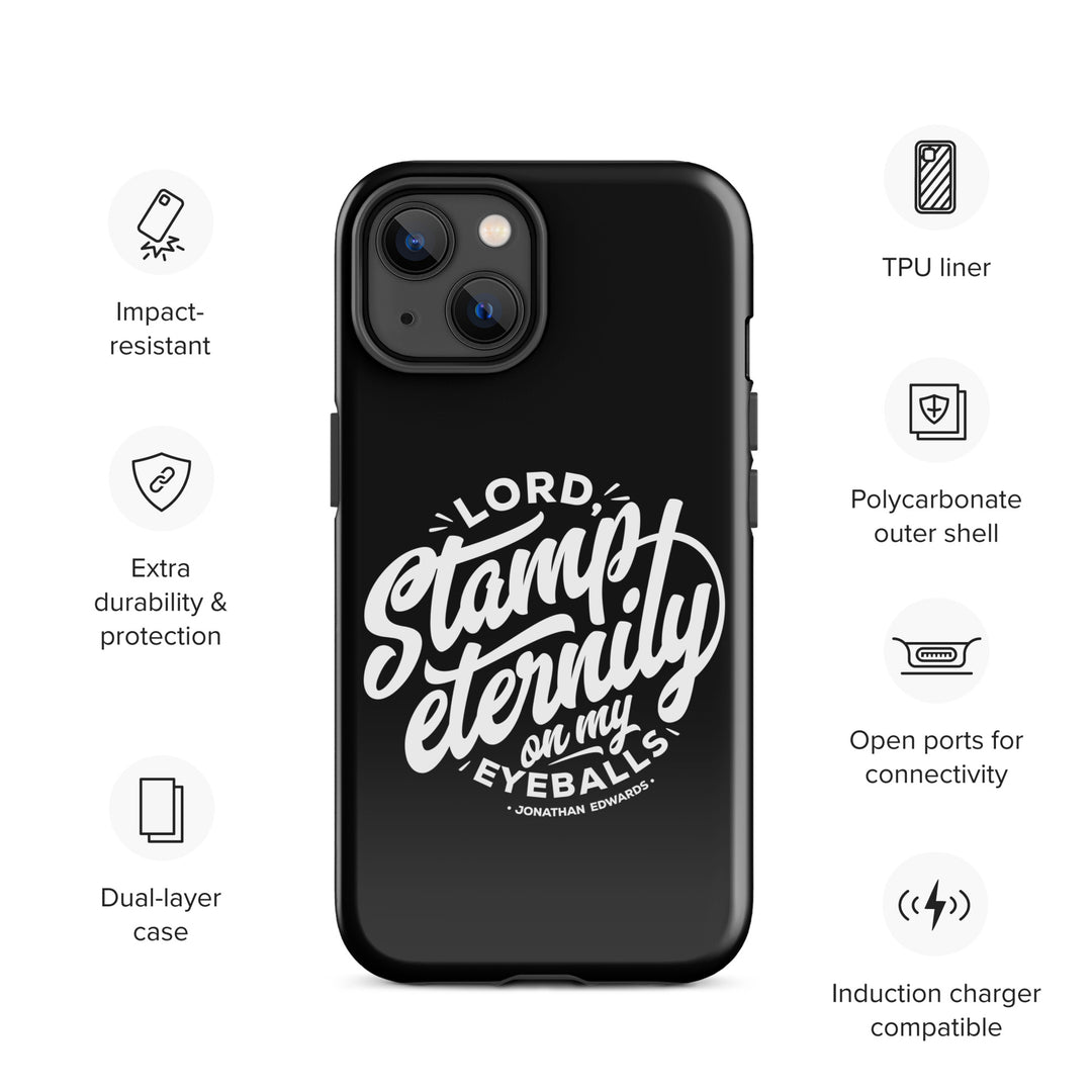 Christian Phone Case Stamp Eternity Black for iPhone® iPhone® Phone Cases   