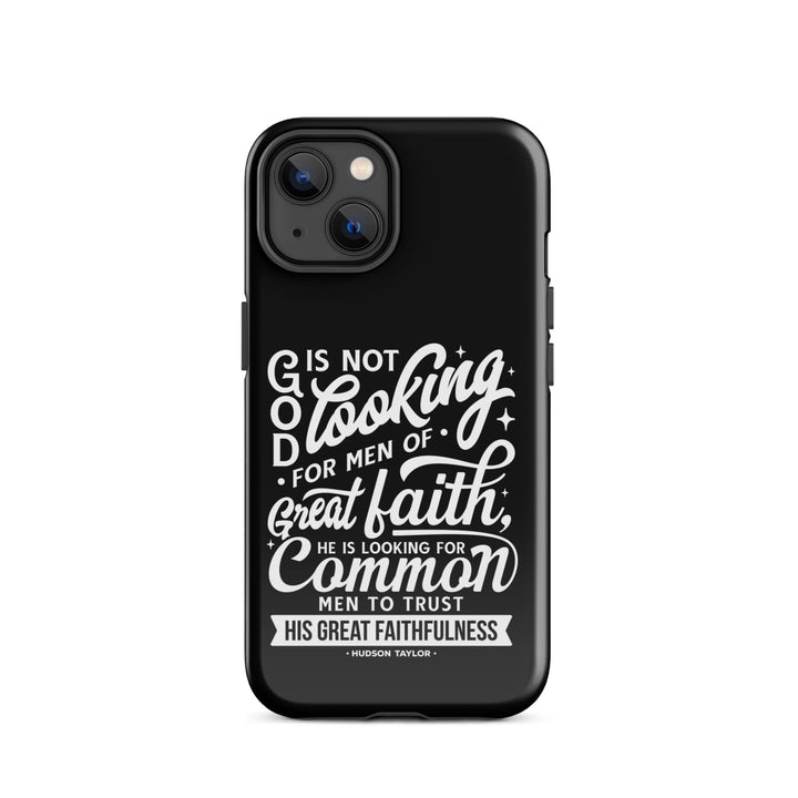 Christian Phone Case Hudson Taylor Common Men Black for iPhone® iPhone® Phone Cases Glossy iPhone 14