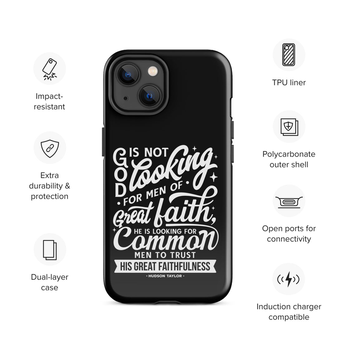 Christian Phone Case Common Men Black for iPhone® iPhone® Phone Cases   