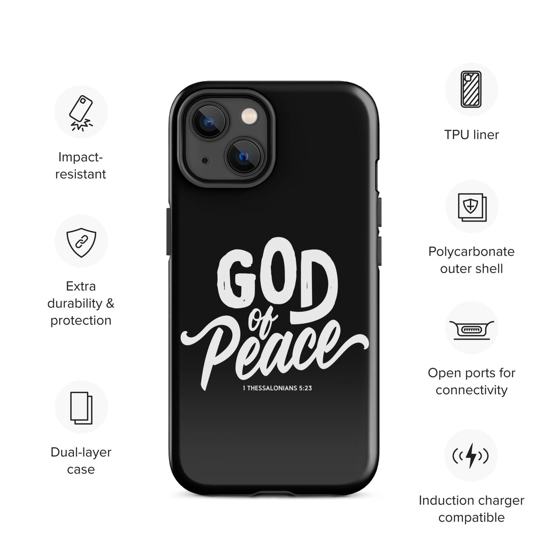 Christian Phone Case God of Peace Black for iPhone® iPhone® Phone Cases   
