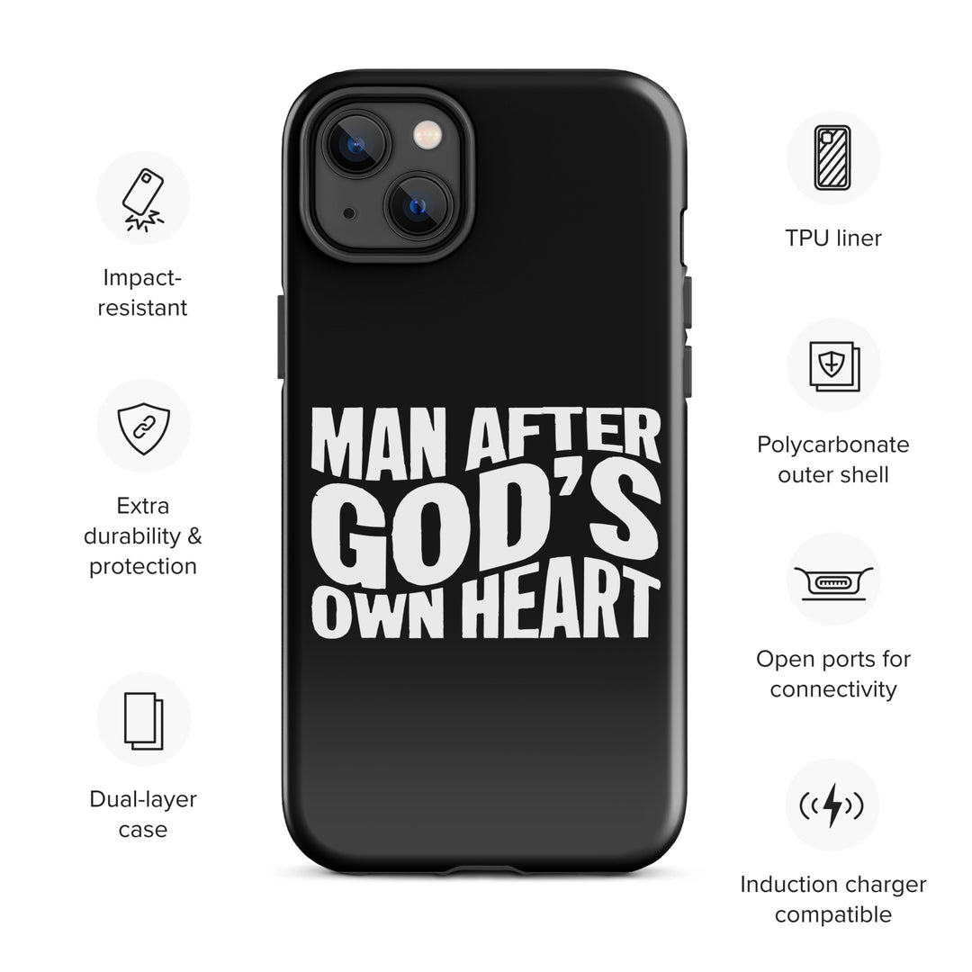 Christian Phone Case Man After God's Heart for iPhone® iPhone® Phone Cases   