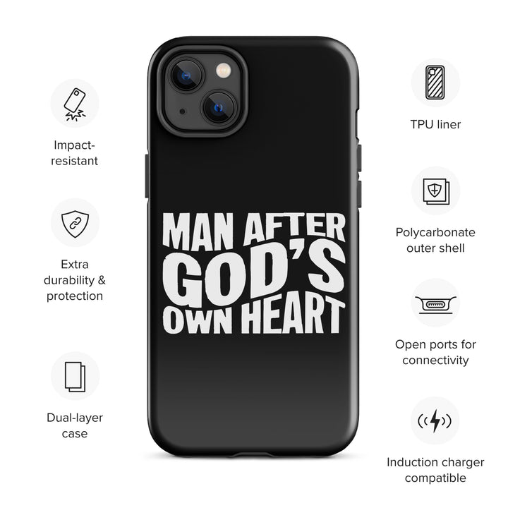 Christian Phone Case Man After God's Heart for iPhone® iPhone® Phone Cases   