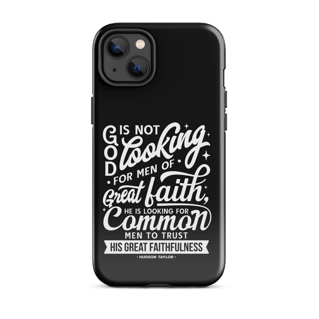 Christian Phone Case Hudson Taylor Common Men Black for iPhone® iPhone® Phone Cases Glossy iPhone 14 Plus