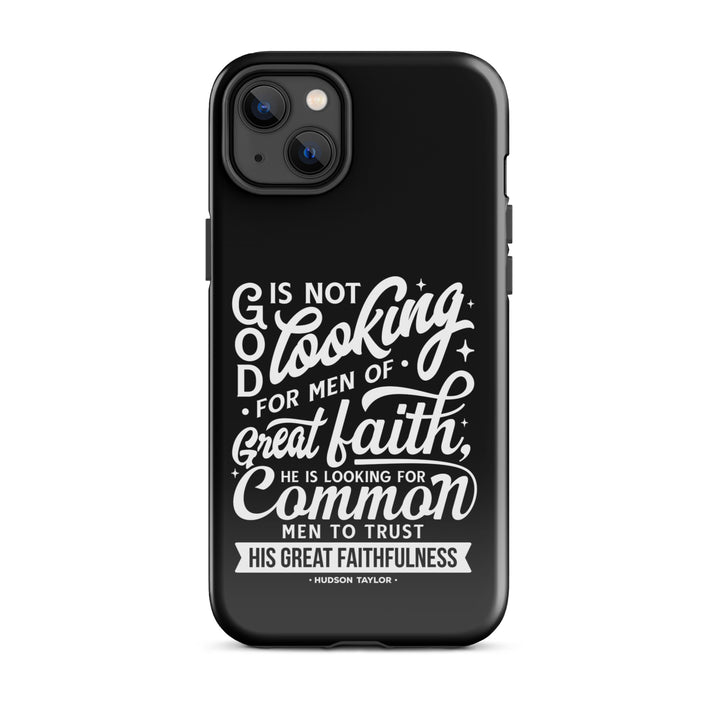 Christian Phone Case Hudson Taylor Common Men Black for iPhone® iPhone® Phone Cases Glossy iPhone 14 Plus
