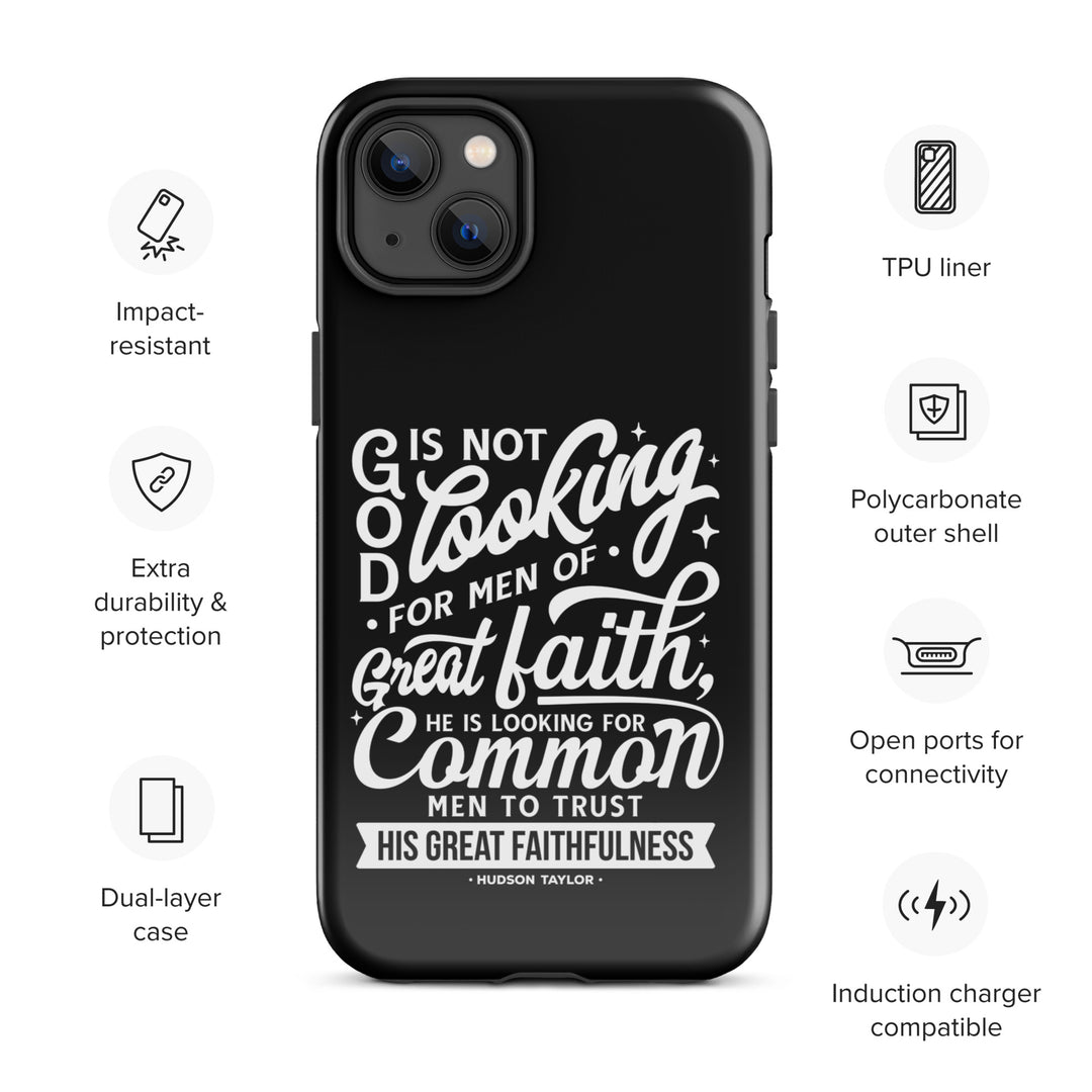 Christian Phone Case Common Men Black for iPhone® iPhone® Phone Cases   