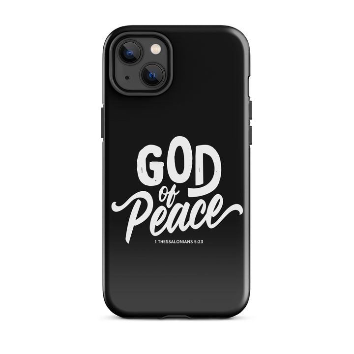 Christian Phone Case God of Peace Black for iPhone® iPhone® Phone Cases Glossy iPhone 14 Plus 