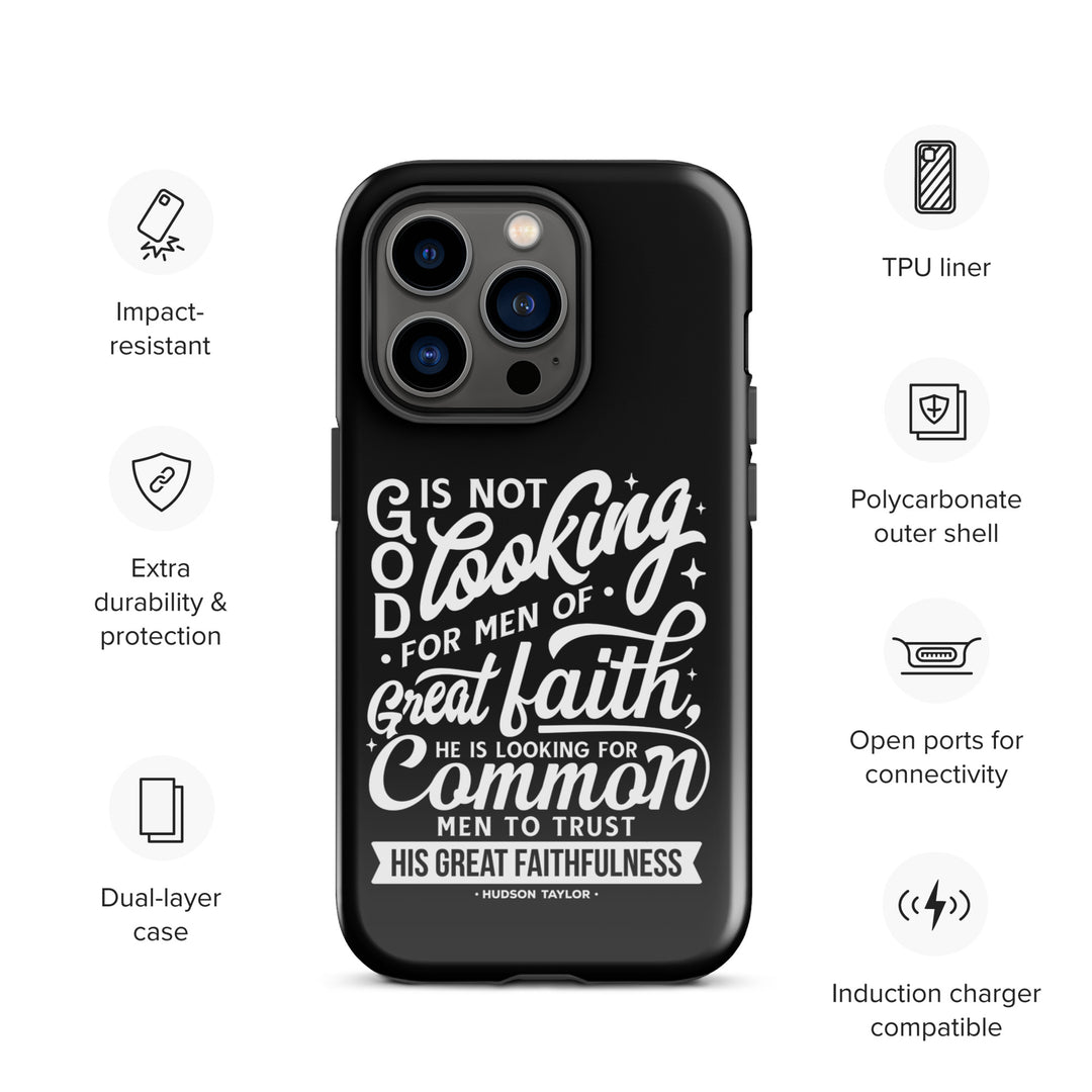 Christian Phone Case Common Men Black for iPhone® iPhone® Phone Cases   