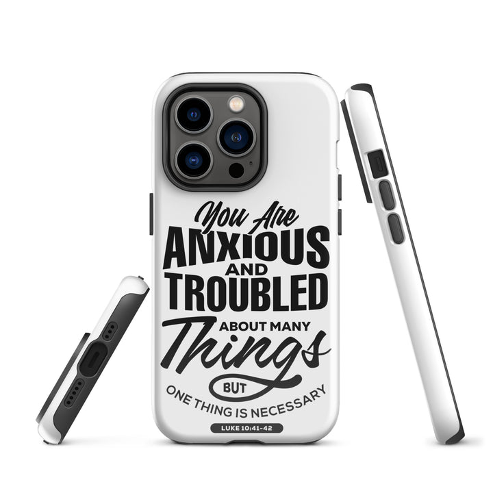 Christian Phone Case Anxious And Troubled White for iPhone® iPhone® Phone Cases   