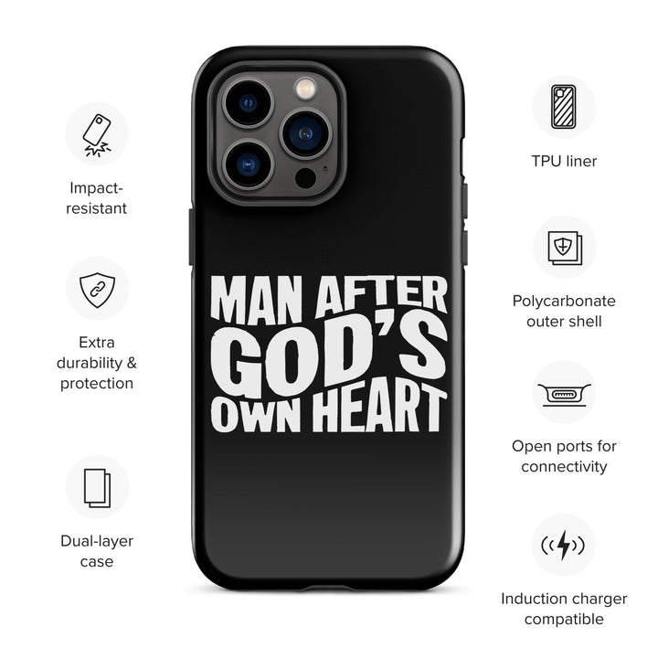 Christian Phone Case Man After God's Heart for iPhone® iPhone® Phone Cases   