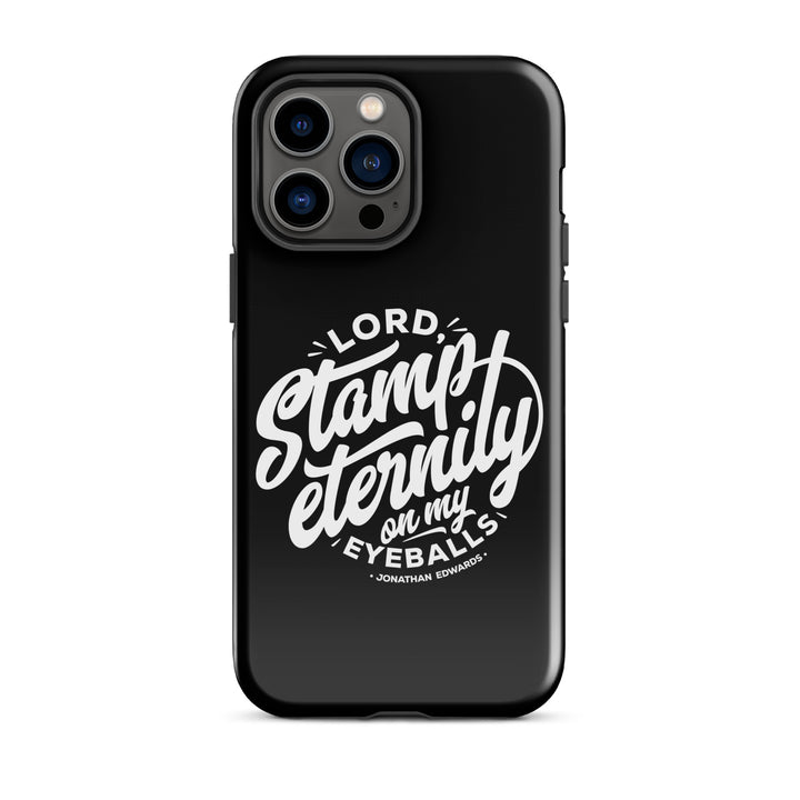 Christian Phone Case Stamp Eternity Black for iPhone® iPhone® Phone Cases Glossy iPhone 14 Pro Max 