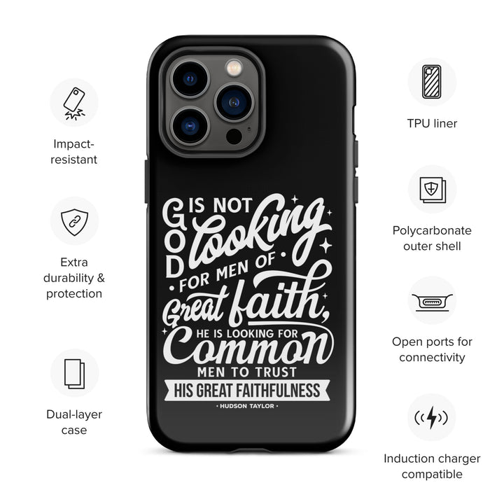 Christian Phone Case Common Men Black for iPhone® iPhone® Phone Cases   