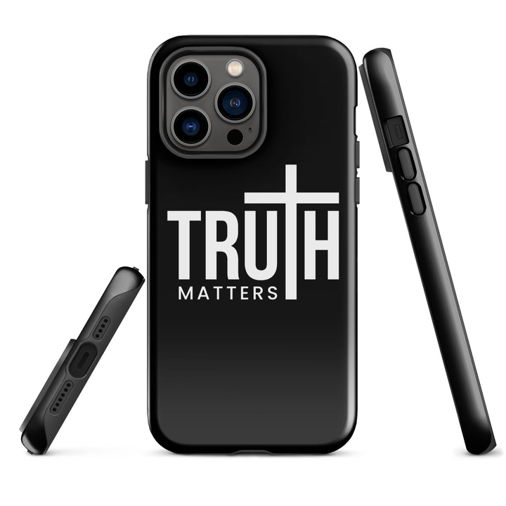Christian Phone Case Truth Matters Black for iPhone® iPhone® Phone Cases   