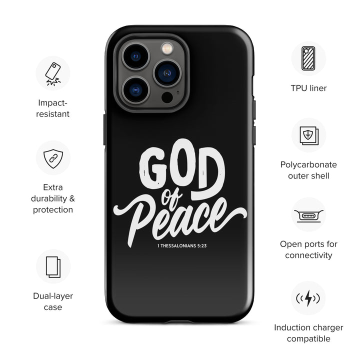 Christian Phone Case God of Peace Black for iPhone® iPhone® Phone Cases   