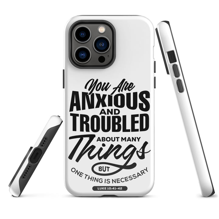 Christian Phone Case Anxious And Troubled White for iPhone® iPhone® Phone Cases   