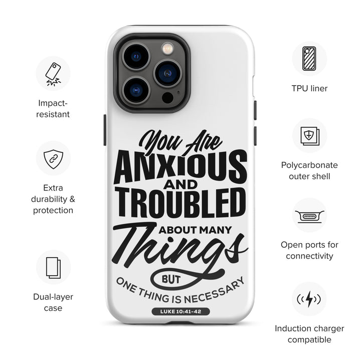 Christian Phone Case Anxious And Troubled White for iPhone® iPhone® Phone Cases   