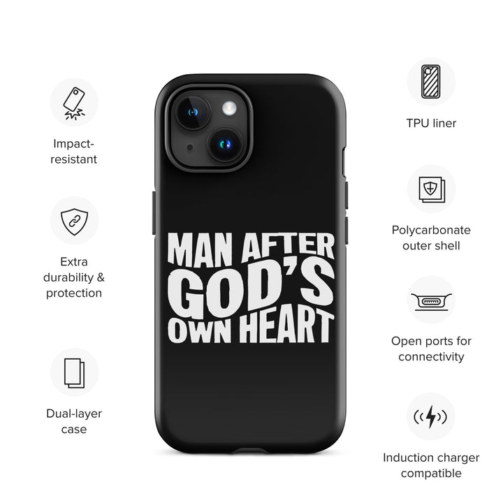 Christian Phone Case Man After God's Heart for iPhone® iPhone® Phone Cases   