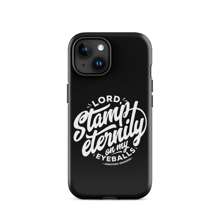 Christian Phone Case Stamp Eternity Black for iPhone® iPhone® Phone Cases Glossy iPhone 15 