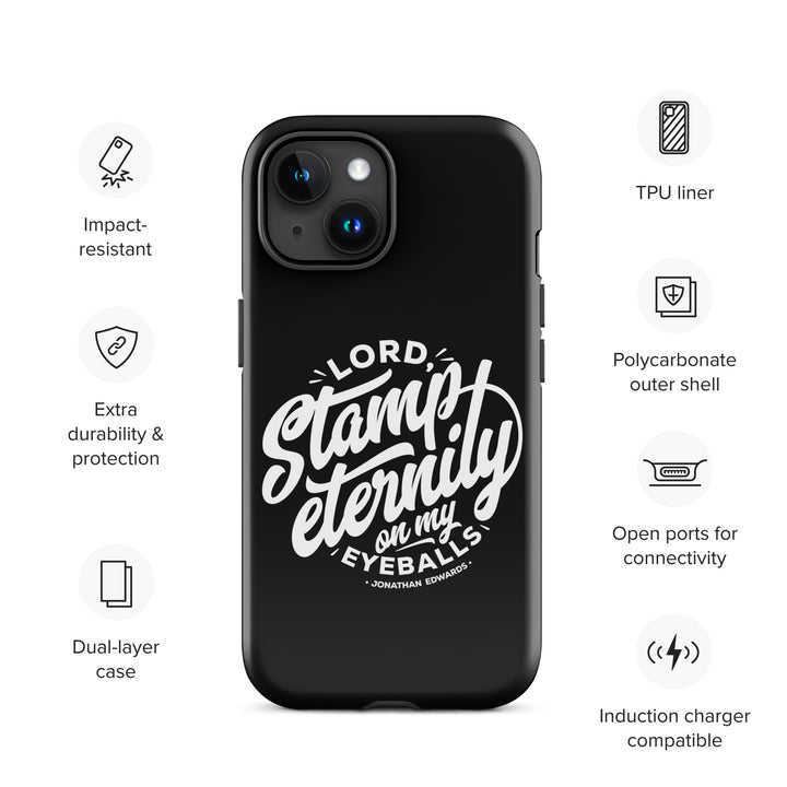 Christian Phone Case Stamp Eternity Black for iPhone® iPhone® Phone Cases   
