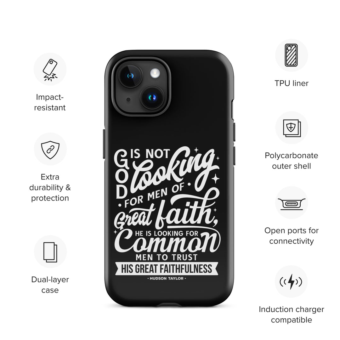 Christian Phone Case Common Men Black for iPhone® iPhone® Phone Cases   