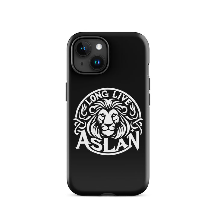 Christian Phone Case Long Live Aslan Black for iPhone® iPhone® Phone Cases Glossy iPhone 15 
