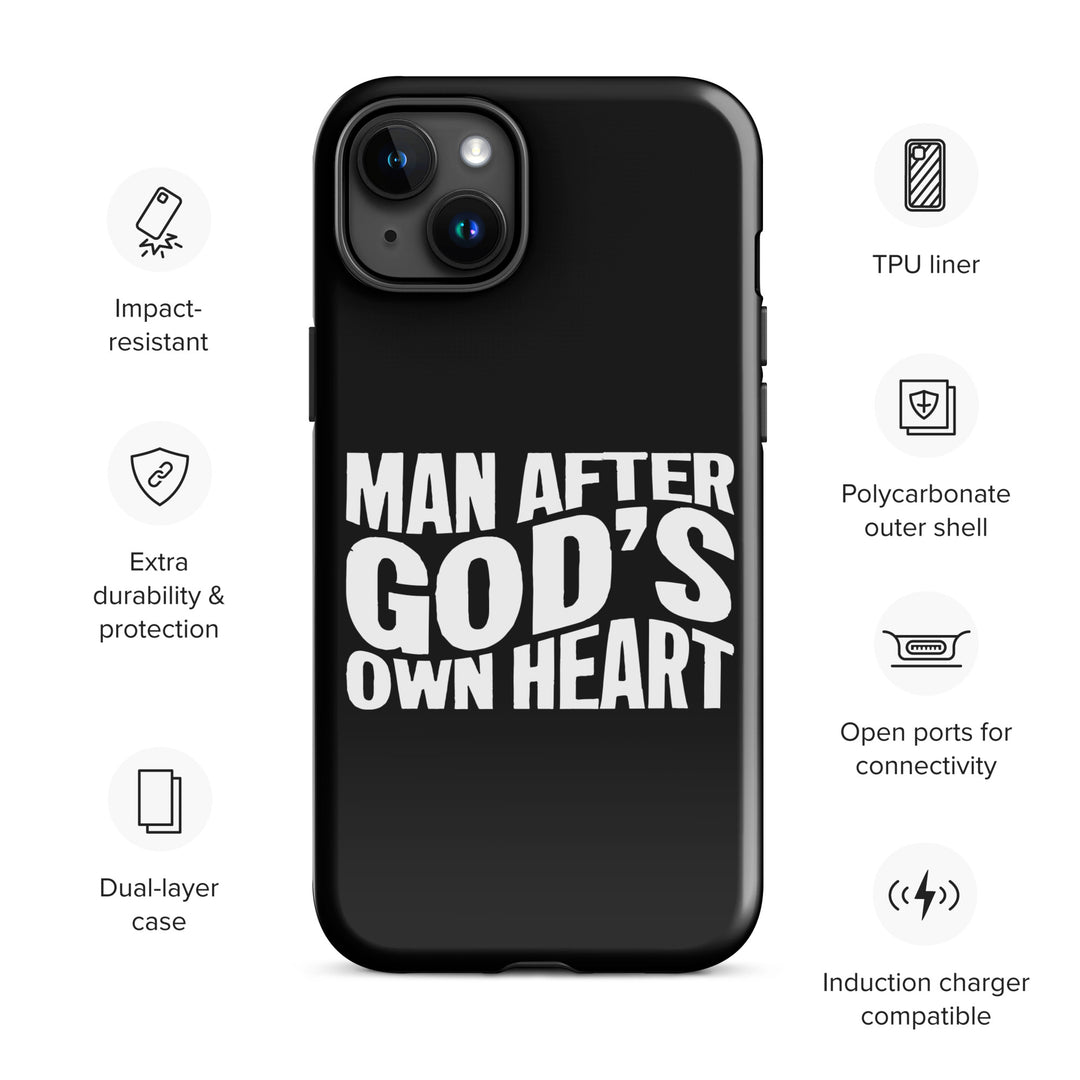 Christian Phone Case Man After God's Heart for iPhone® iPhone® Phone Cases   