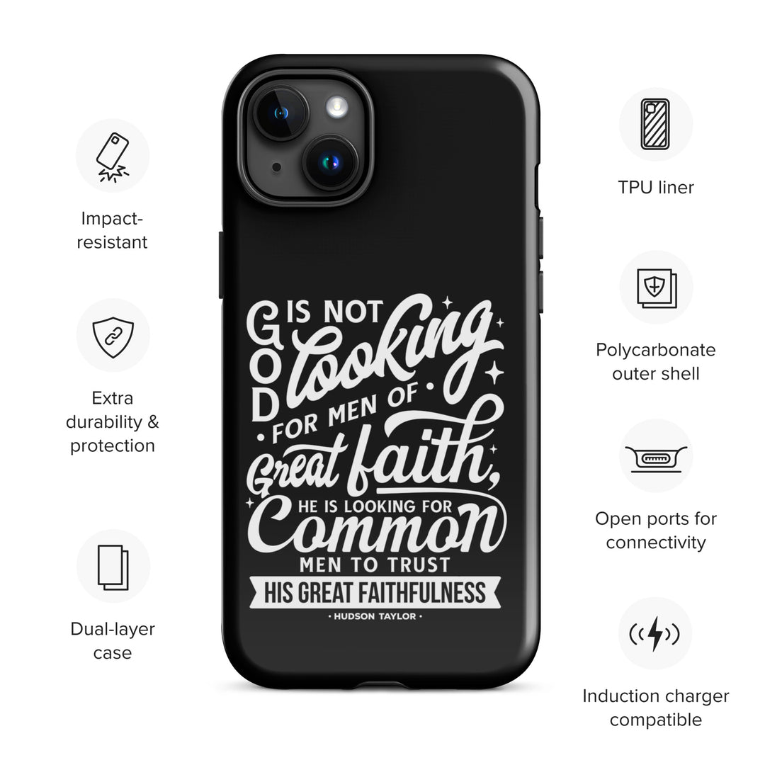 Christian Phone Case Common Men Black for iPhone® iPhone® Phone Cases   