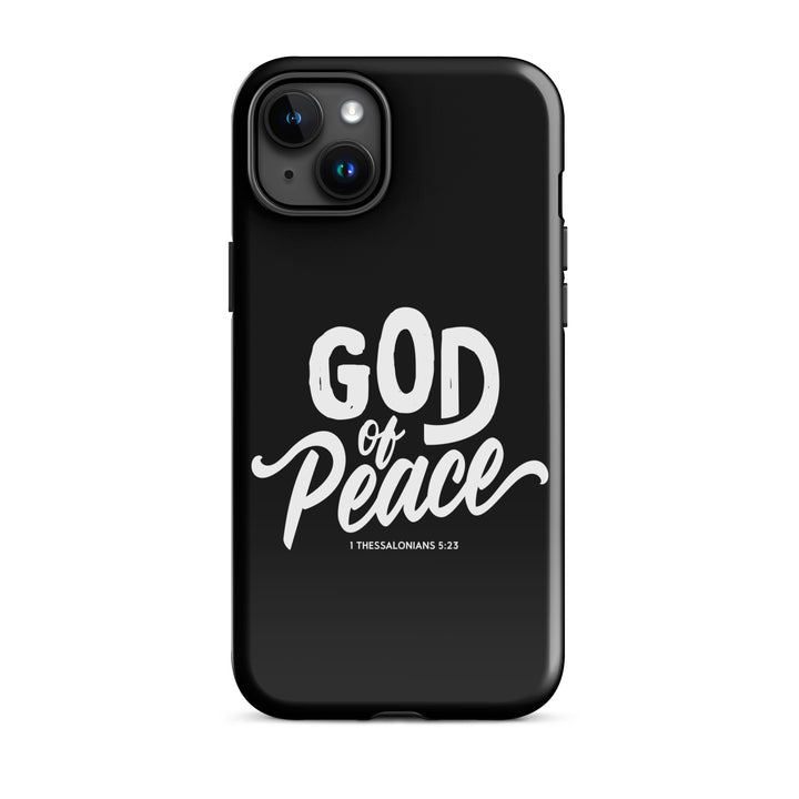 Christian Phone Case God of Peace Black for iPhone® iPhone® Phone Cases Glossy iPhone 15 Plus 