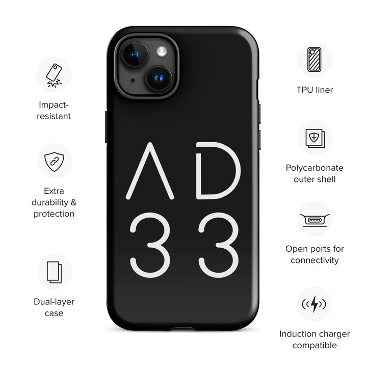 Christian Phone Case AD 33 Black for iPhone® iPhone® Phone Cases   