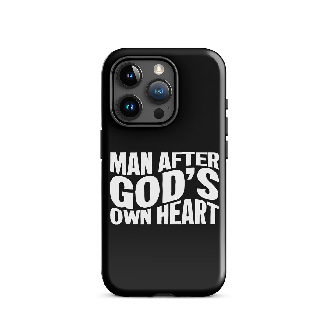 Christian Phone Case Man After God's Heart for iPhone® iPhone® Phone Cases Glossy iPhone 15 Pro 
