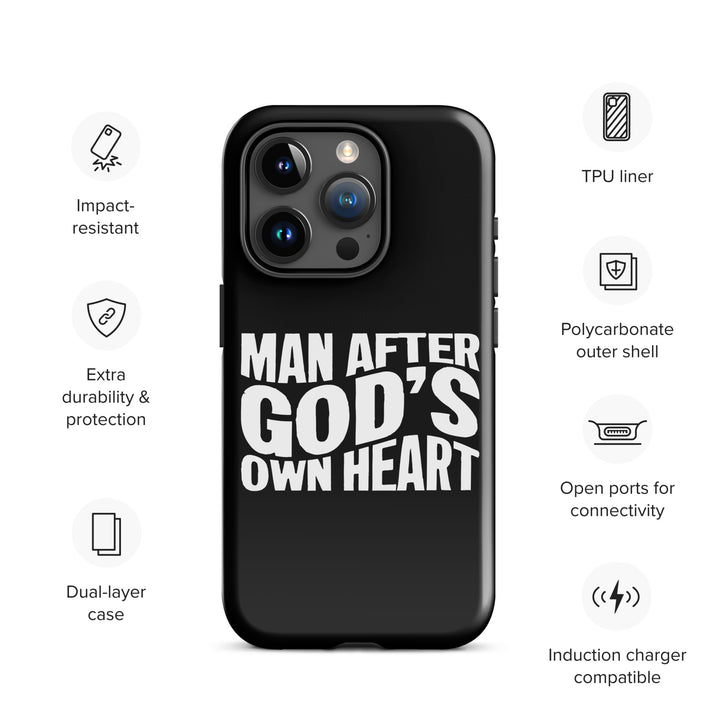 Christian Phone Case Man After God's Heart for iPhone® iPhone® Phone Cases   