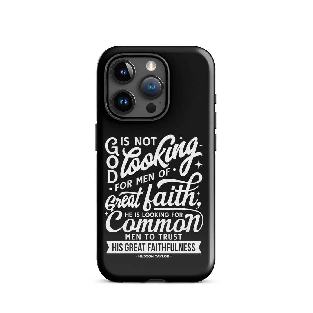 Christian Phone Case Common Men Black for iPhone® iPhone® Phone Cases Glossy iPhone 15 Pro 