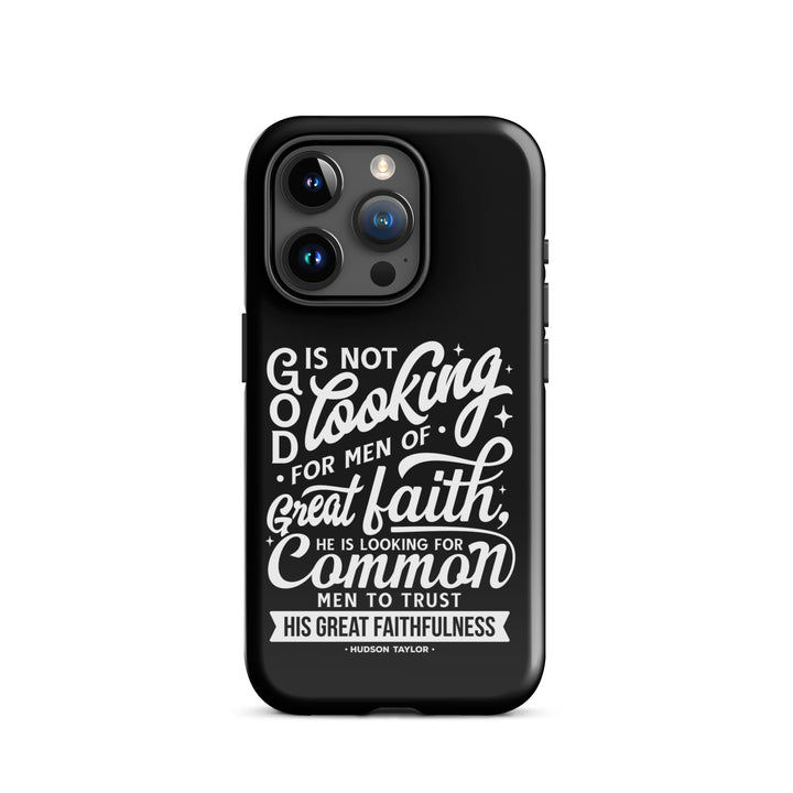 Christian Phone Case Common Men Black for iPhone® iPhone® Phone Cases Glossy iPhone 15 Pro 