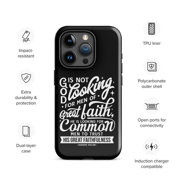 Christian Phone Case Common Men Black for iPhone® iPhone® Phone Cases   