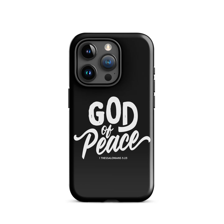 Christian Phone Case God of Peace Black for iPhone® iPhone® Phone Cases Glossy iPhone 15 Pro 