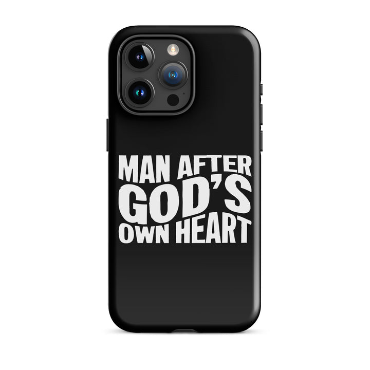 Christian Phone Case Man After God's Heart for iPhone® iPhone® Phone Cases Glossy iPhone 15 Pro Max 