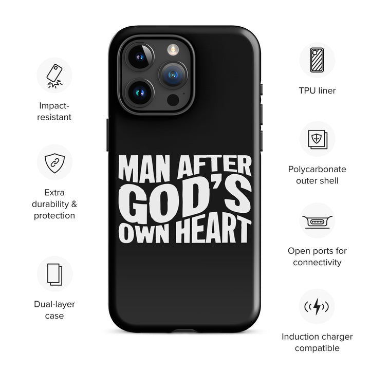 Christian Phone Case Man After God's Heart for iPhone® iPhone® Phone Cases   