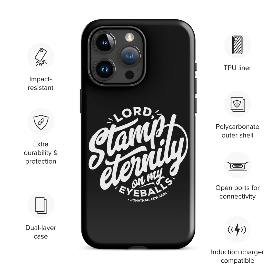 Christian Phone Case Stamp Eternity Black for iPhone® iPhone® Phone Cases   