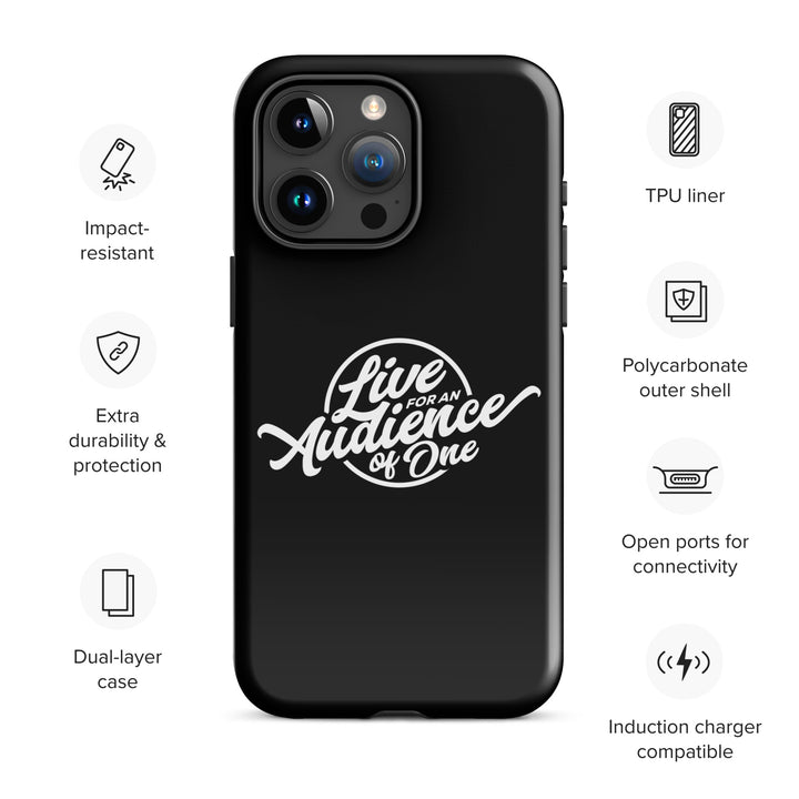 Christian Phone Case Audience of One Black for iPhone® iPhone® Phone Cases   