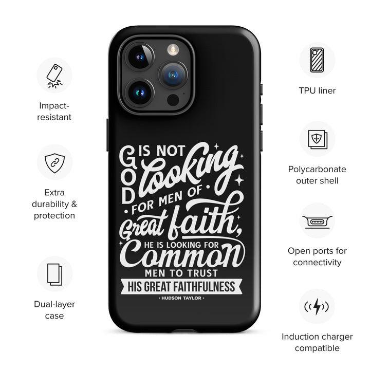 Christian Phone Case Common Men Black for iPhone® iPhone® Phone Cases   