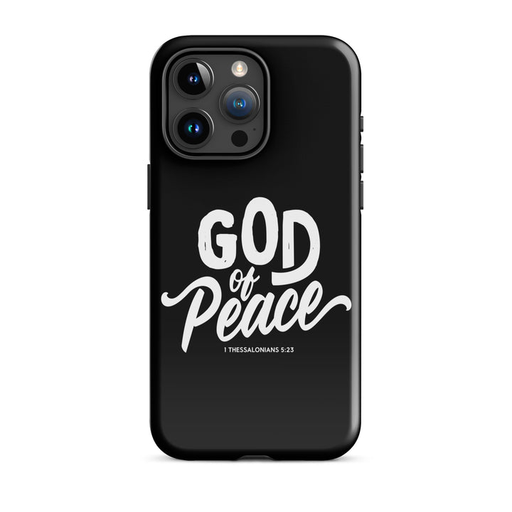 Christian Phone Case God of Peace Black for iPhone® iPhone® Phone Cases Glossy iPhone 15 Pro Max 