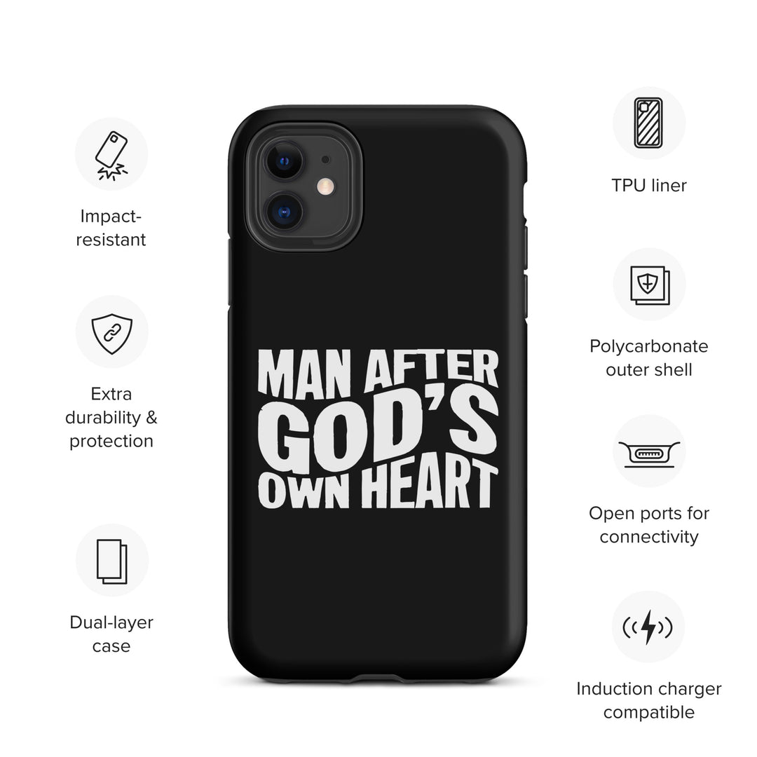 Christian Phone Case Man After God's Heart for iPhone® iPhone® Phone Cases   
