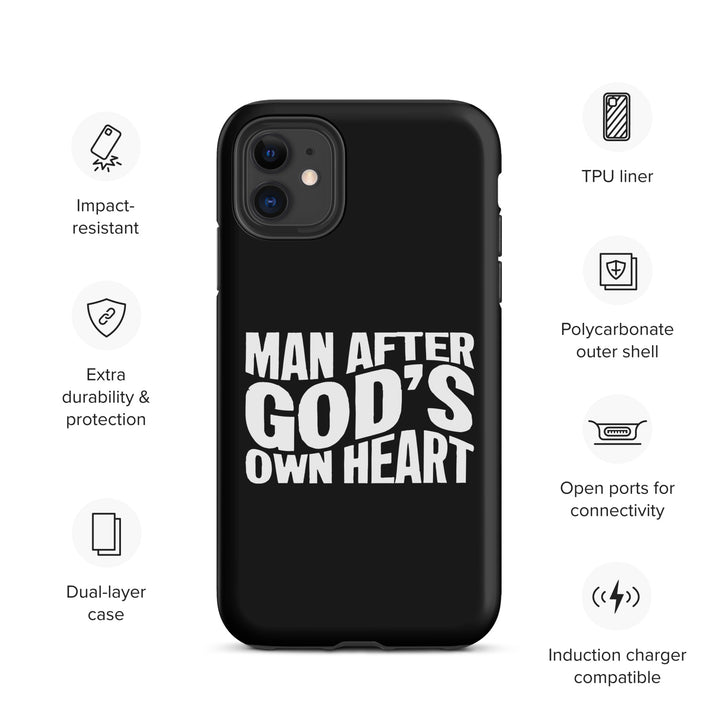 Christian Phone Case Man After God's Heart for iPhone® iPhone® Phone Cases   
